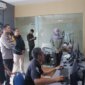 Kapolres Nganjuk AKBP Siswantoro cek cctv command center