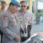 Polres Nganjuk gelar pemeriksaan senjata api rutin