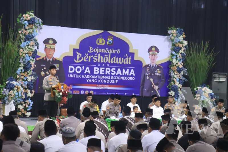 Polres Bojonegoro gelar Bojonegoro Bersholawat dan Doa Bersama