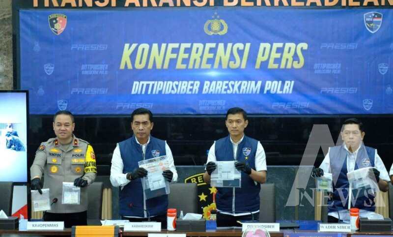 Bareskrim Polri tangkap sindikat penipuan online berkedok fake BTS
