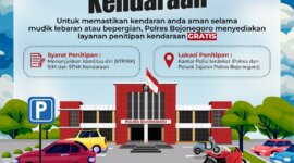 Polres Bojonegoro layani penitipan kendaraan saat mudik lebaran