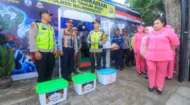 Kapolres Bojonegoro AKBP Mario Prahatinto Cek Pos Pam
