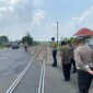 Polres Nganjuk Patroli Jalur Black Spot dan Palang Pintu KA
