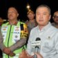 Menhub Dudy Purwagandhi didampingi Kakorlantas Polri Irjen Pol Drs. Agus Suryonugroho