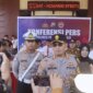 Kapolres Probolinggo AKBP Wisnu Wardana didampingi kasi Humas Polres Probolinggo Iptu Vita