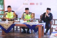 Kapolres Bojonegoro AKBP Mario Prahatinto saat buka puasa bersama BKP