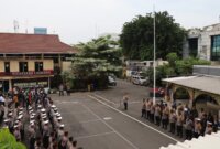 Polres Pelabuhan Tanjung Perak apel pengamanan malam takbir