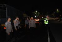 Polres Pelabuhan Tanjung Perak Gelar Patroli Skala Besar