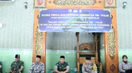 Kapolres Bangkalan AKBP Hendro Sukmono saat hadiri pengajian