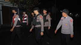 Polres Mojokerto Patroli Rumah Kosong