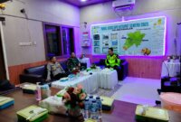 Kapolres Nganjuk AKBP Siswantoro dan Dandim 0810/Nganjuk Letkol Inf Andi Sasmito gelar Sahur on The Road didampingi Kasatlantas AKP Ivan Danara Oktavian