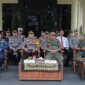 Kapolres Nganjuk AKBP Siswantoro saat Apel Gelar Pasukan