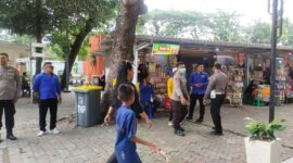 Polres Pelabuhan Tanjung Perak patroli di tempat wisata