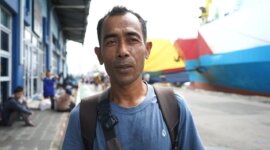 Suriyanto pemudik moda laut apresiasi pihak Kepolisian