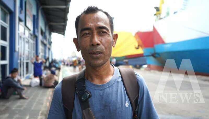 Suriyanto pemudik moda laut apresiasi pihak Kepolisian