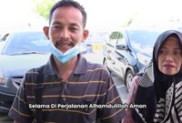 Pemudik ucapkan terimakasih untuk Polri