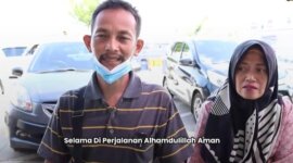 Pemudik ucapkan terimakasih untuk Polri
