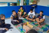 Tim Raimas Kalam Munyeng Polres Gresik saat patroli