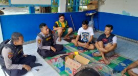 Tim Raimas Kalam Munyeng Polres Gresik saat patroli