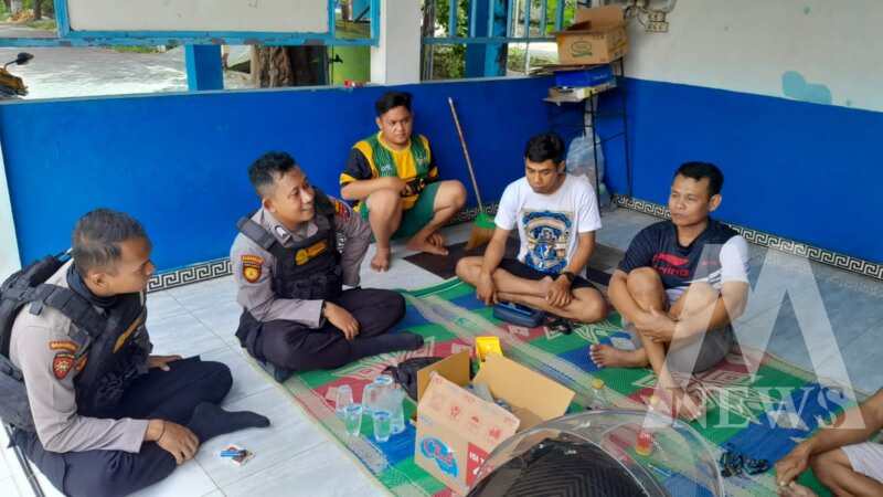Tim Raimas Kalam Munyeng Polres Gresik saat patroli