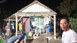 Polsek Bagor bangun rumah korban kebakaran