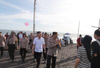 Kapolres Jember AKBP Bayu Pratama Hubungi saat di lokasi Wisata