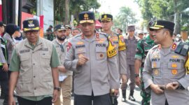 Kapolda Jatim Irjen Pol Drs. Nanang Avianto didampingi Kapolres Batu AKBP Andi Yudha Pranata