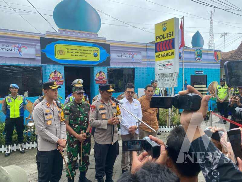 Kapolda Jatim Irjen Pol Drs. Nanang Avianto saat kunjungan di Magetan