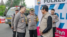 Wakapolda Jatim Brigjen Pol Pasma Royce saat kunjungi posyan dan pos pam di Malang Raya