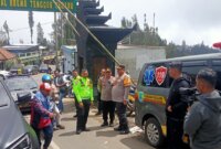 Kapolres Pasuruan AKBP Jazuli Dani Irawan cek TNBTS