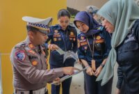 Kasatlantas Polres Jember AKP Bernardus Bagas Simarmata