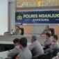 Polres Nganjuk evaluasi arus mudik dan balik lebaran