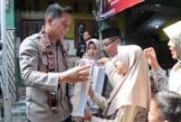Kapolres Nganjuk AKBP Siswantoro sambangi SLB Dharma Bakti Patianrowo