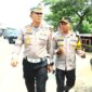 Kapolres Gresik AKBP Rovan Richard Mahenu dampingi Dirlantas Polda Jatim Kombespol Komarudin