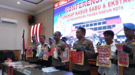 Polres Madiun Kota ungkap peredaran Narkoba dan sita 1 kg Sabu