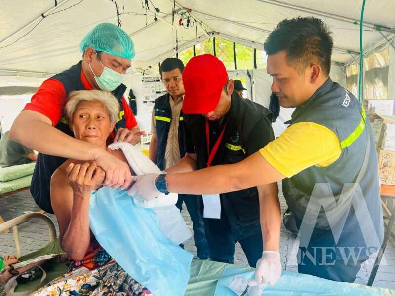 Tim Medis TCK-EMT layani korban gempa di Myanmar