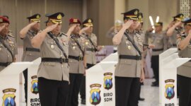 Polda Jatim gelar sertijab PJU dan Kapolres