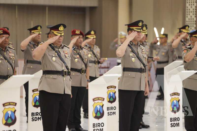 Polda Jatim gelar sertijab PJU dan Kapolres