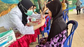 Polresta Malang Kota saat Bakkes di Kampung Tematik
