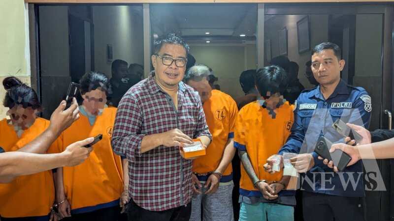 Polisi tangkap tersangka beserta barang buktinya