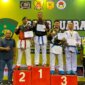 Anggota Polres Kediri Kota di kejuaraan Karate Piala Danbrigif 16/WY