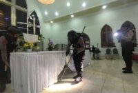 Polres Bojonegoro sterilisasi gereja