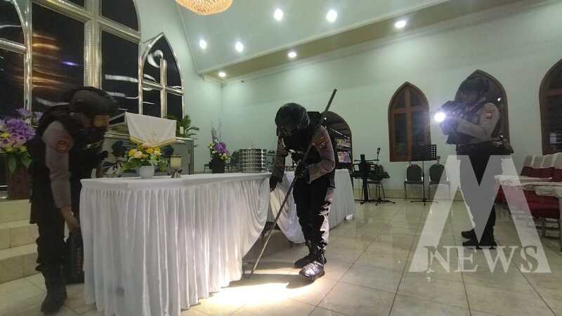 Polres Bojonegoro sterilisasi gereja