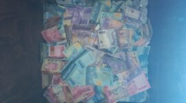 Barang bukti kotak amal diamankan Polisi