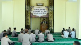 Polres Gresik Gelar Binrohtal