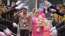 Polres Nganjuk Gelar Sertijab Kapolres
