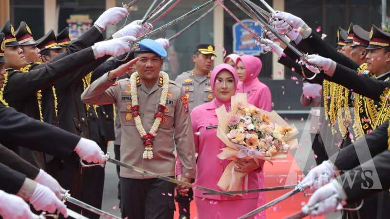 Polres Nganjuk Gelar Sertijab Kapolres