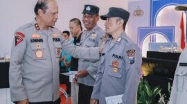 Kapolda Jatim Irjen Pol Drs. Nanang Avianto beri arahan ke personel Polres Tuban