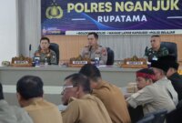 Kapolres Nganjuk AKBP Henri Noveri Santoso gelar rakor