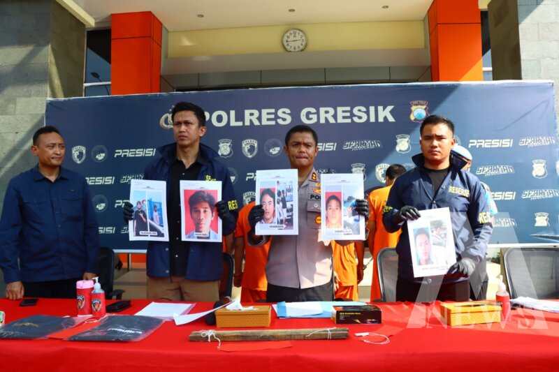 Polres Gresik ungkap kasus pengeroyokan
